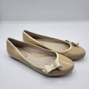 Saks Fifth Avenue flats size 8M leather soles